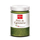 ROBO Genovese Pesto Sauce 500g jar with basil, pine nuts, garlic, and olive oil showing on the label.