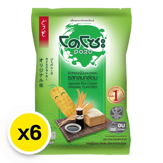 Dozo Japanese Rice Cracker 56g x6