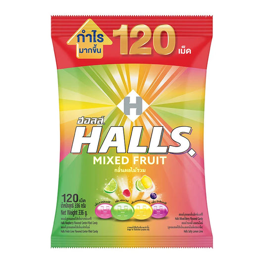 HALLS Candy Mixed Fruit 120 Pcs