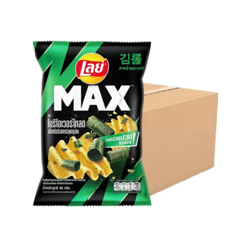 LAYS MAX NORI CRUNCHY SEAWEED 40g x24