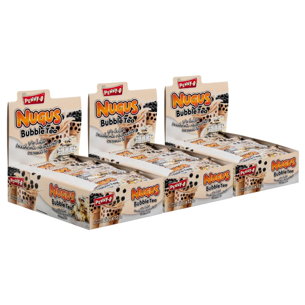 PENNYO PENNY-O Nugus Bubble Tea Flavor 12pcs X 3 20g