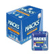 HACKS SUGAR-FREE menthol eucalyptus candy pack with 12 boxes, each containing 20.5g of sugar-free mint-flavored candies.