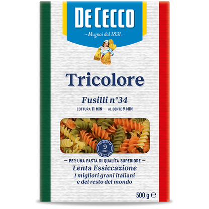 De Cecco Fusilli Tricolore