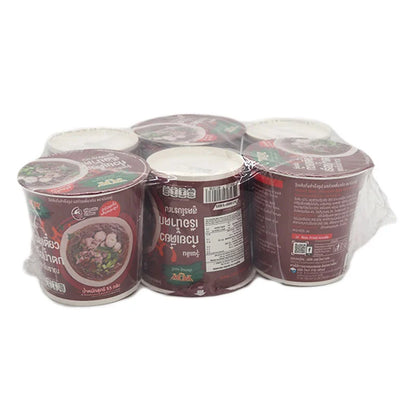 Double Dragon Instant Bean Vermicelli Boat Noodle Cup 55g x6