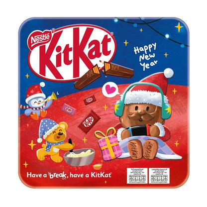 Kitkat Chocolate Festive Tin Box 85g