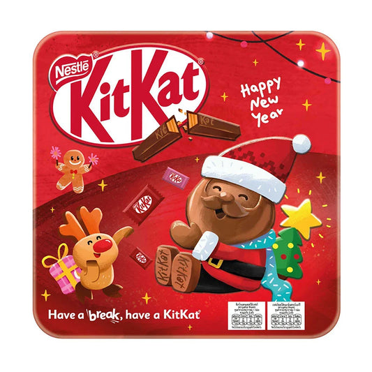 Kitkat Chocolate Festive Tin Box 85g
