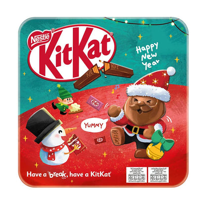 Kitkat Chocolate Festive Tin Box 85g