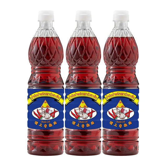 Chua HAH Seng Chili Paste Oil 720ml x3