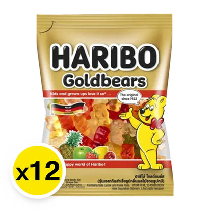 Haribo Gummy Goldbears 14g x12
