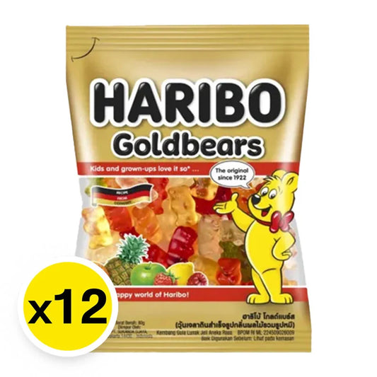 Haribo Gummy Goldbears 14g x12