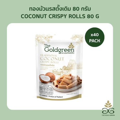 The Goldgreen Original Flavor Gold Rolls Traditional Coconut