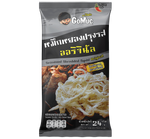 Gomuc Shredded Squid Original Flavor packaged snack, showing shredded squid pieces in a clear bag, ideal for seafood snack lovers.