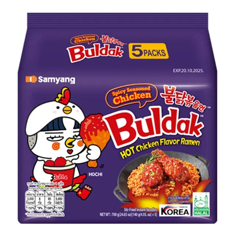Samyang Spicy Seasoned Chicken Ramen 140g x5