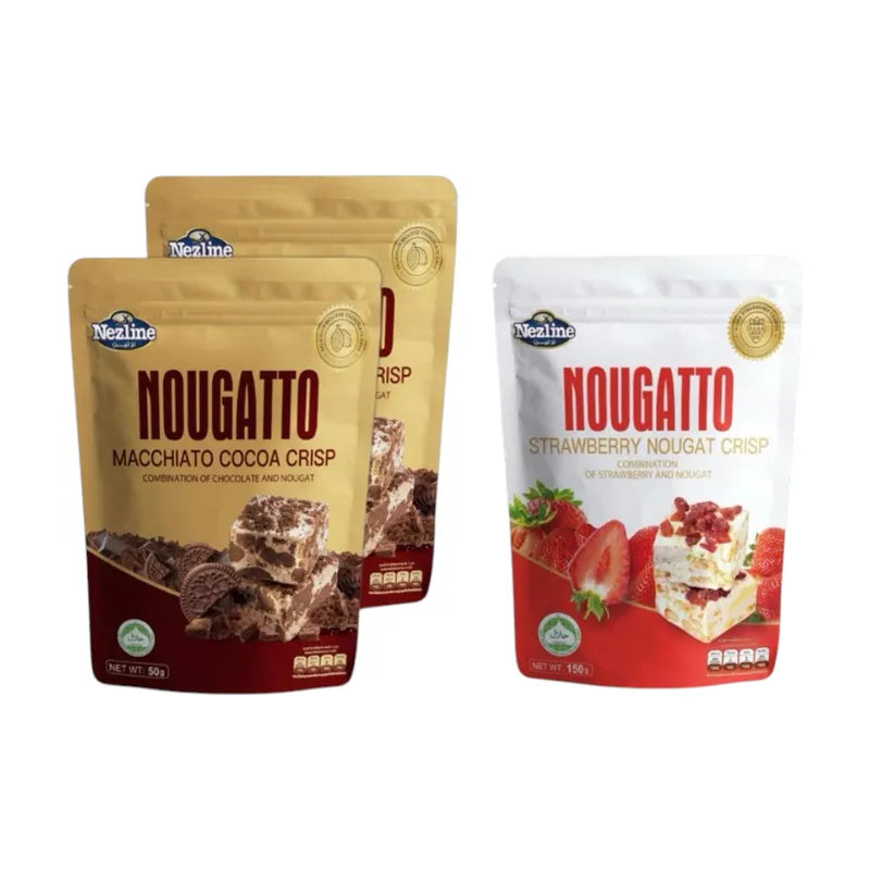 Nezline [3 Packs 100 Baht] () Nougatto Nougat Crisp Nougat 50g