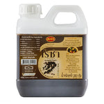 Roza Black Pepper Sauce 1kg bottle, dry grocery item with black pepper flavor, packaged in a clear plastic container.