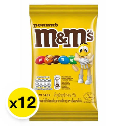 M&M Chocolate Peanut 14.5g x12
