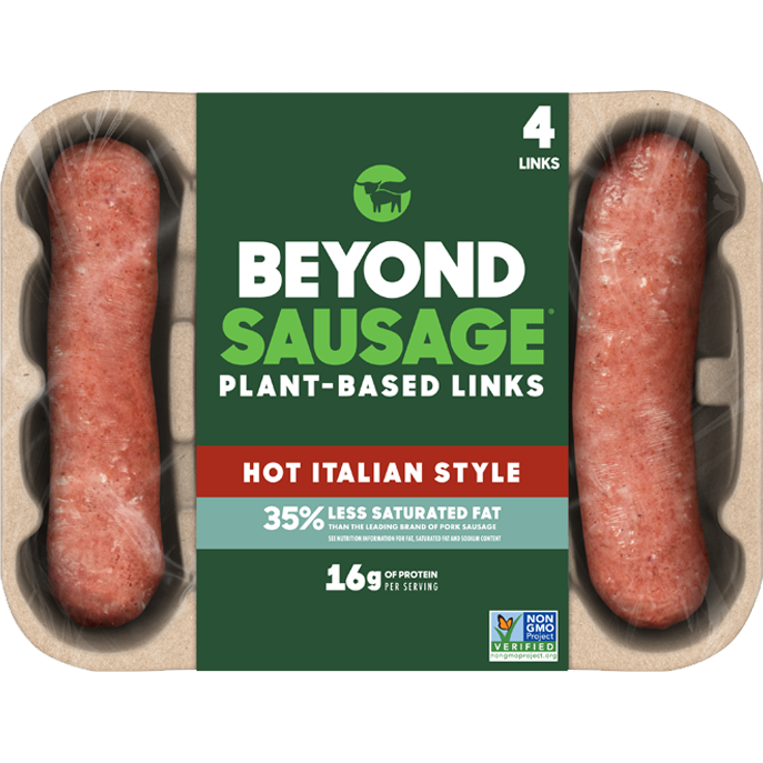 Beyond Meat Plant-Based Links Sausage Hot Italian Style