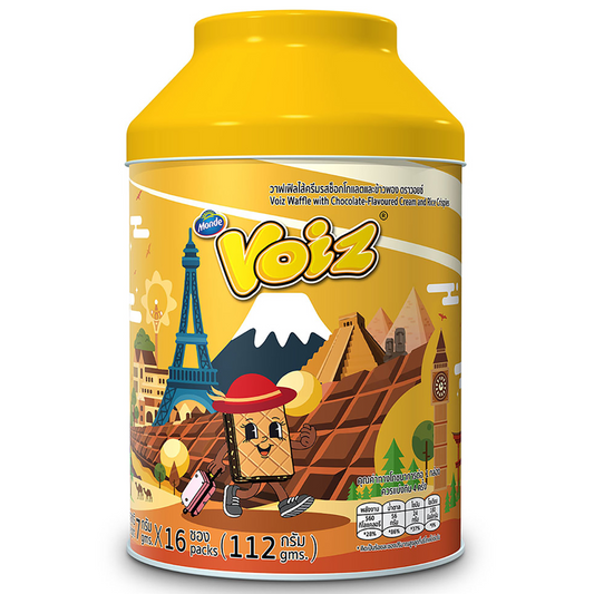 Voiz Waffle Choco Crispies Festive Tin Box