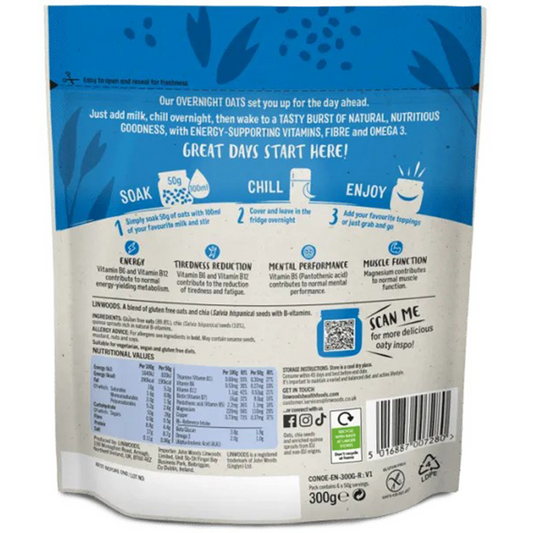 Linwoods Original Energy Overnight Oats