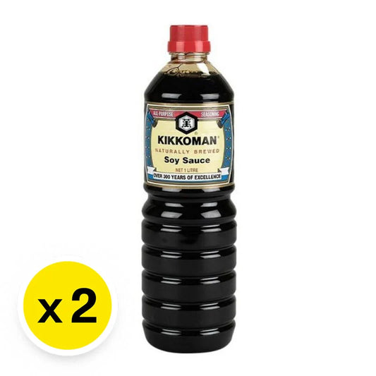 Kikkoman Soy Sauce 1L x2