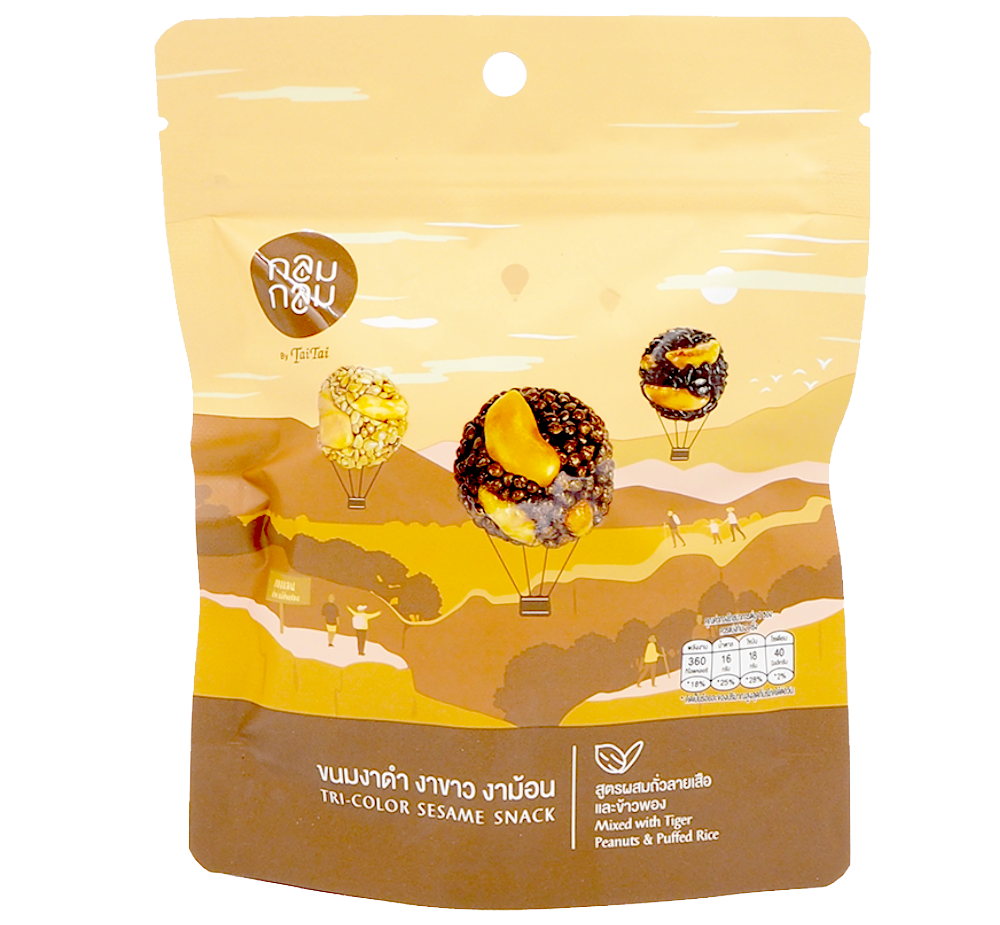 Tai Tai Tri Color Sesame Snack Mixed With Tiger