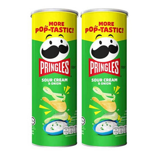 PRINGLES Chips Sour Cream 102g x2