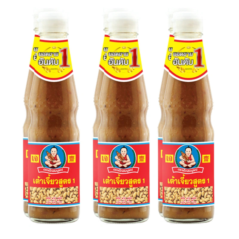 DEK SOM Boon Soybean Paste Recipe 1 350g x6