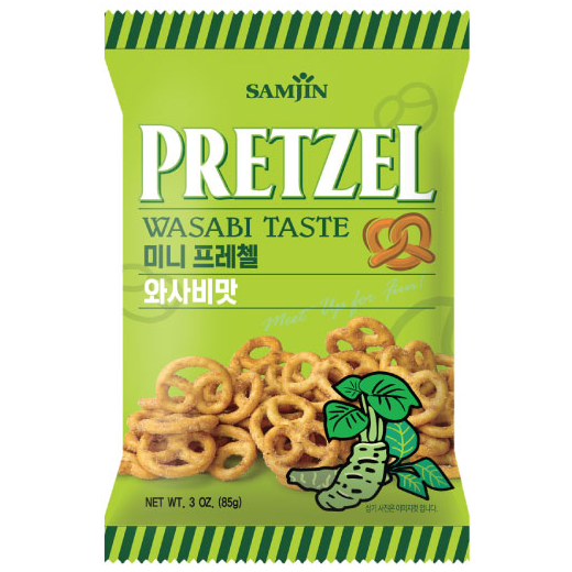 Samjin Pretzel Wasabi