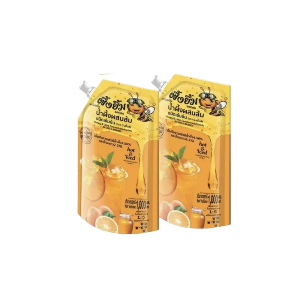 B-Smile Real Honey Mixed With Orange Juice Concentrated Type