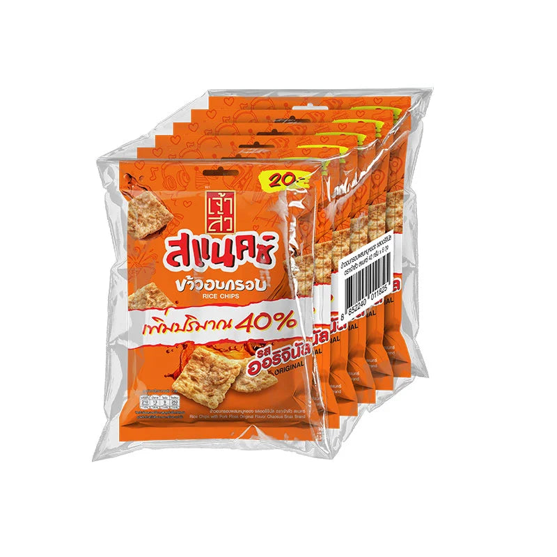 Chaosua Snak Rice Chip Original Flavor 42g x6