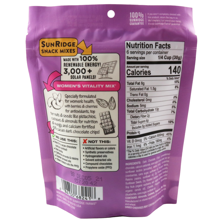 Sunridge Farms Natural Women's Vitality Mix