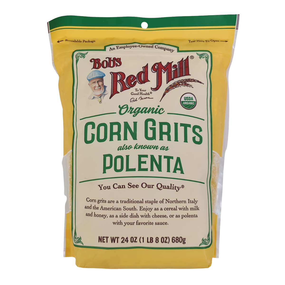 Bob's Red Mill Organic Corn Grits Polenta
