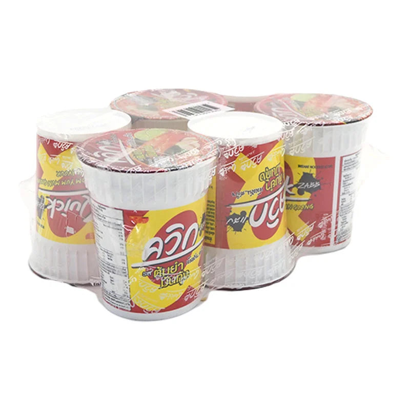 Quick Instant Noodle Cup Tom Yum Mun Kung 60g x6