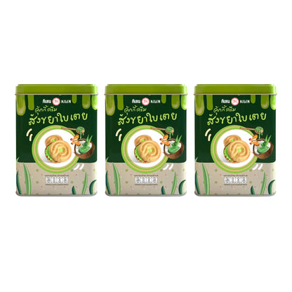 Kilin Biscuits In Tin Kaya Pandan Cream 400g x3