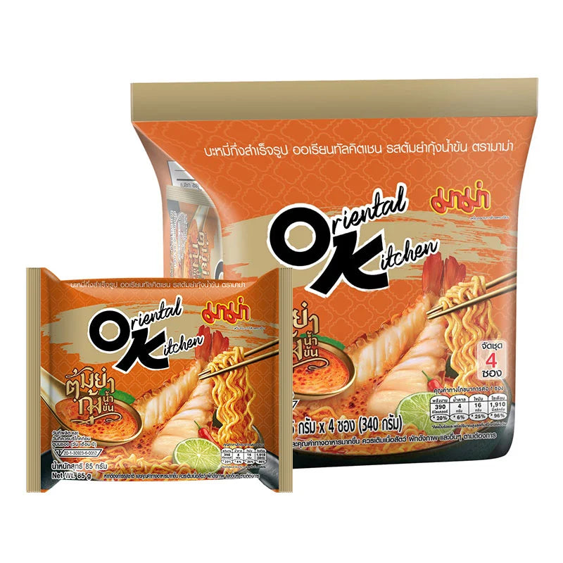 MAMA Oriental Kitchen Instant Noodles Shrimp Creamy Tom Yum
