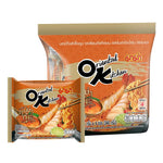 Mama Oriental Kitchen Instant Noodles with Shrimp and Creamy Tom Yum flavor in dry grocery packaging