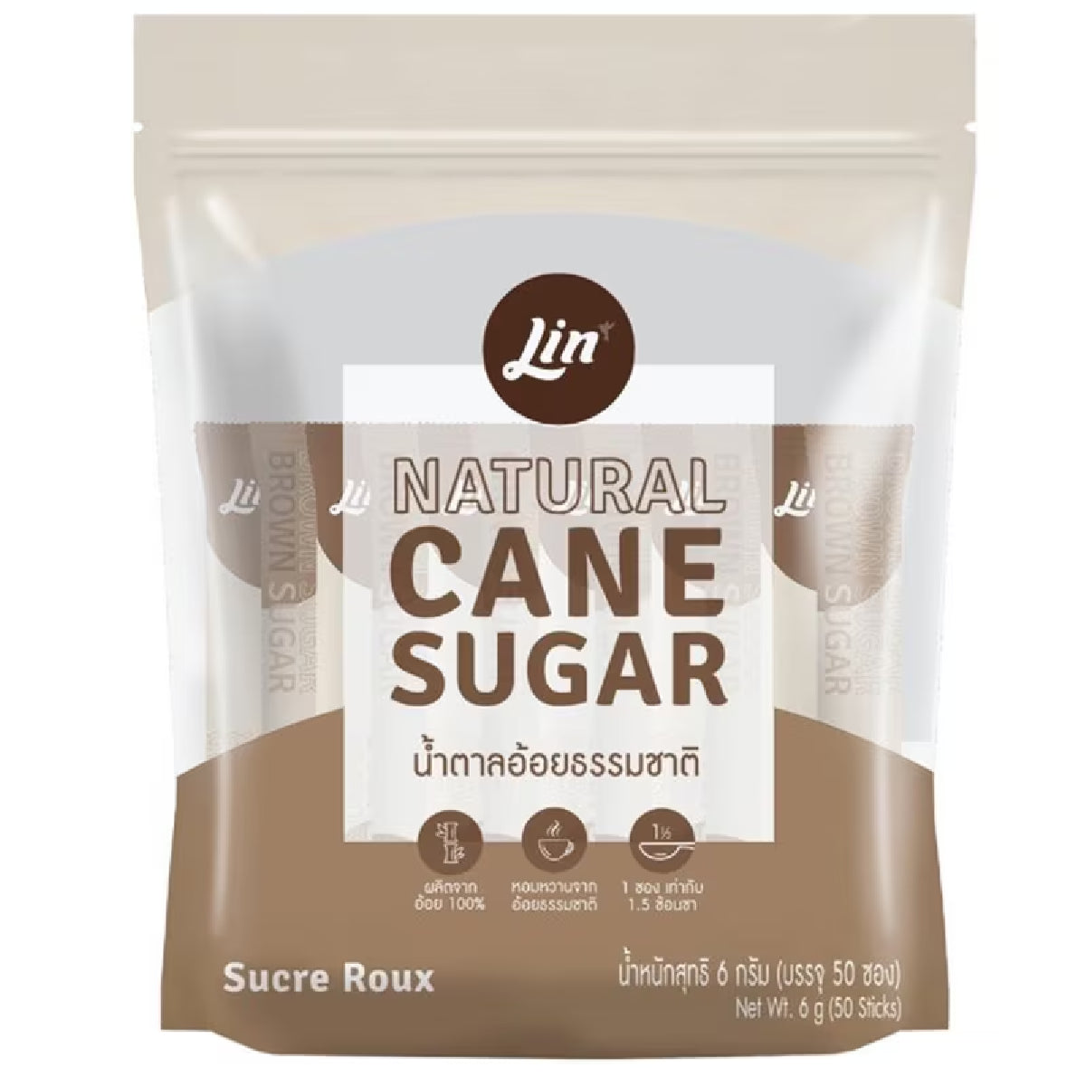 Lin Natural Sugar 6gm X 50