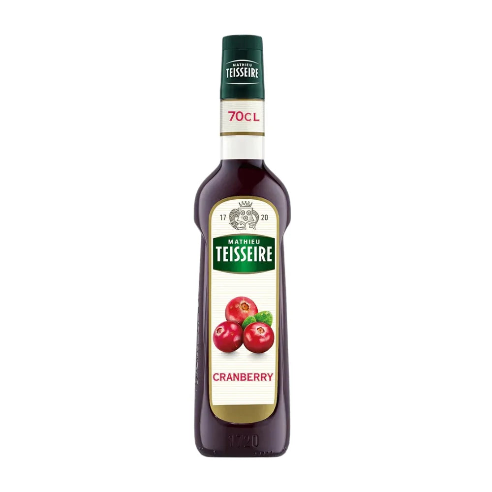 Mathieu Teisseire Cranberry Syrup . (cranberry Syrup) Syrup For