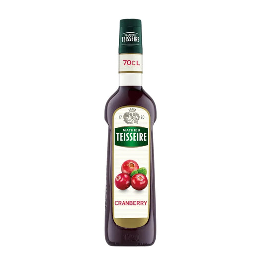 Mathieu Teisseire Cranberry Syrup . (cranberry Syrup) Syrup For