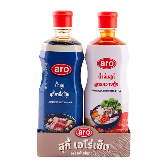 ARO Suki Sauce and Japanese Soup Set, 1.45g, featuring traditional Japanese flavors and ingredients for authentic cuisine.