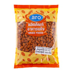 ARO Almond Kernel 1kg in a clear bag, showing whole, raw almonds ready for snacking or baking in dry grocery.