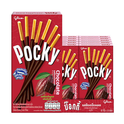 Pocky Biscuit Stick Coated With Chocolate 40g x10