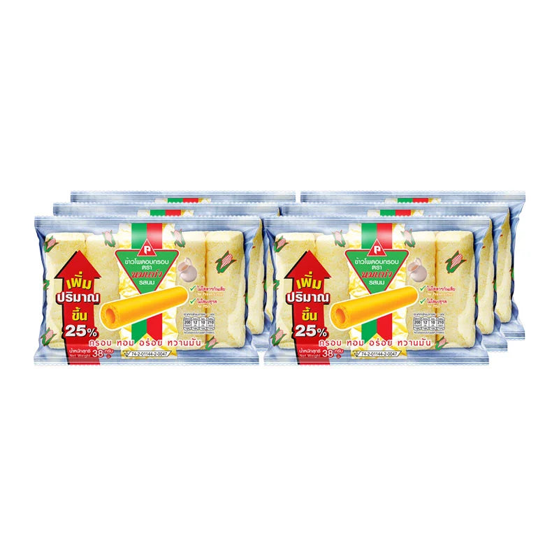Nomtang Corn Snack Milk 38g x6