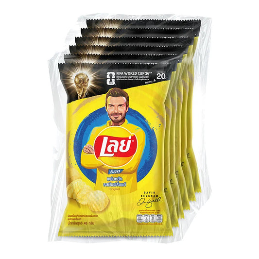 LAY'S Rock Potato Chips Original 48g x6