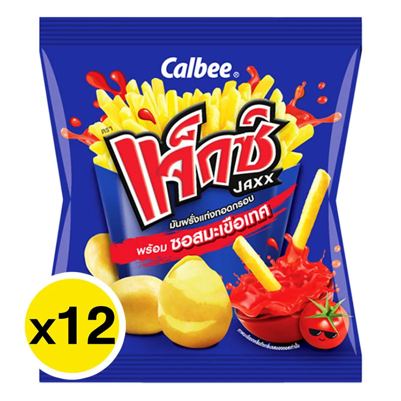 Jaxx Crispy Potato Snack With Tomato Ketchup 12g x12