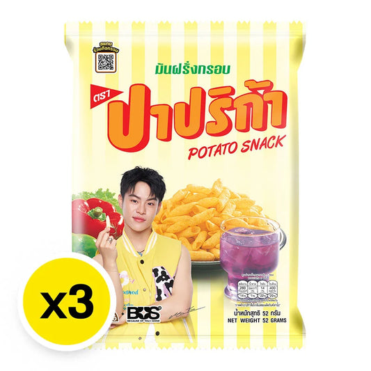 Paprika Potato Extrude Snack 52g x3