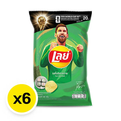 Lays Potato Chips Snack Nori Seaweed 48g x6