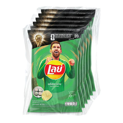 LAY'S Potato Chips Snack Nori Seaweed 48g x6