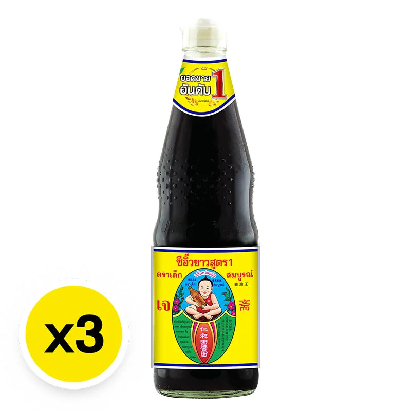 DEK SOM Boon Soy Sauce Formula 1 700ml x3