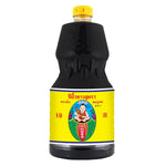 DEK SOM Boon Soy Sauce Formula 1 2L bottle, traditional dry grocery condiment with dark soy sauce in a plastic bottle.